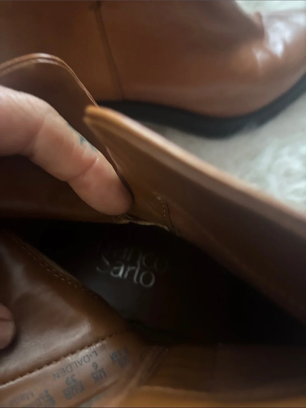 Franco Sarto smooth cognac